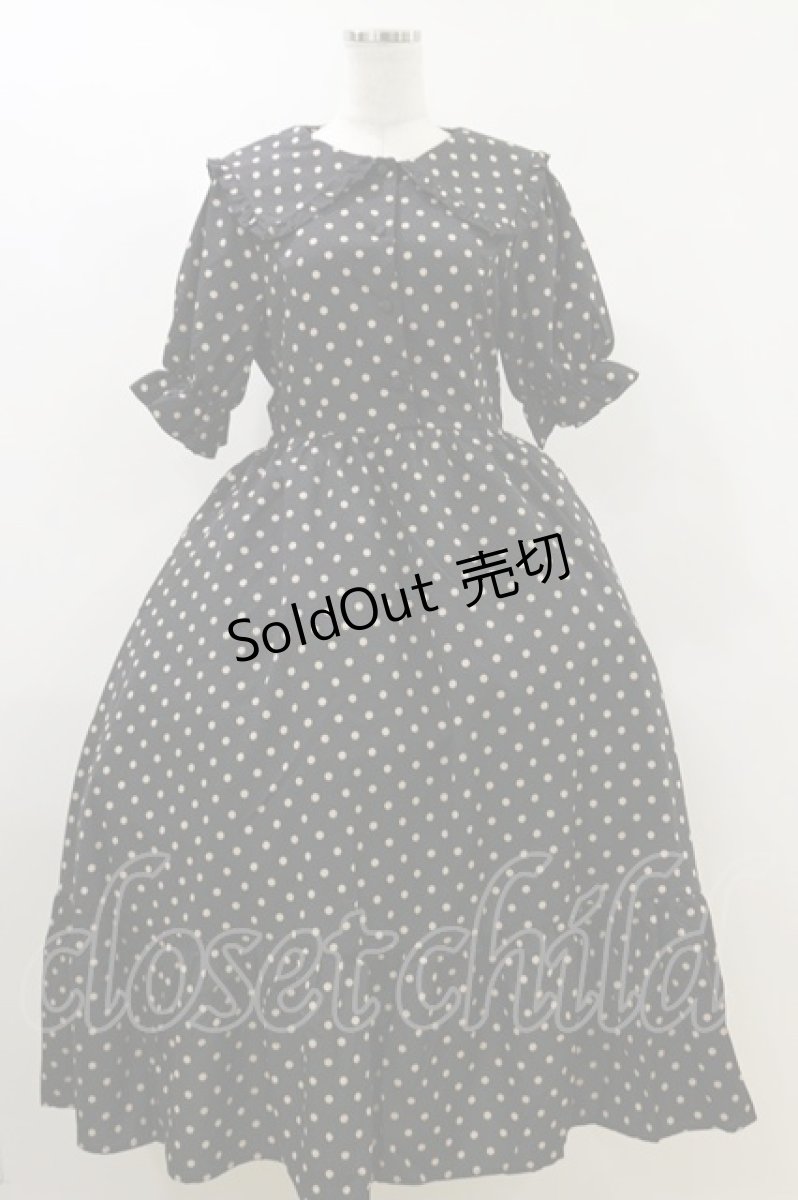 画像1: m petit by misako / ナシジドットワンピース L ブラック H-26-04-11-036-LO-OP-NS-ZH (1)