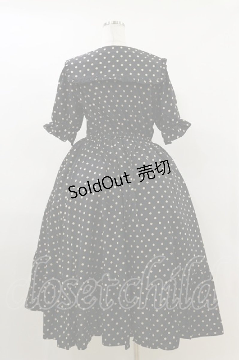 画像2: m petit by misako / ナシジドットワンピース L ブラック H-26-04-11-036-LO-OP-NS-ZH (2)