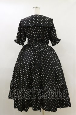 画像2: m petit by misako / ナシジドットワンピース L ブラック H-26-04-11-036-LO-OP-NS-ZH