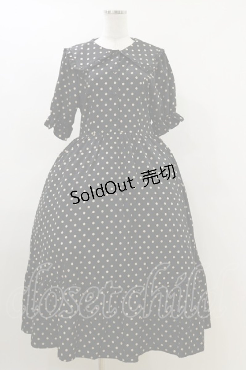 画像1: m petit by misako / ナシジドットワンピース L ブラック H-26-04-11-037-LO-OP-NS-ZH (1)