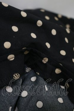 画像3: m petit by misako / ナシジドットワンピース L ブラック H-26-04-11-037-LO-OP-NS-ZH