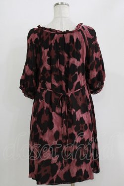 画像3: HYSTERIC GLAMOUR / レオパードワンピース  ピンクブラウン H-26-04-12-025-PU-OP-KB-ZH