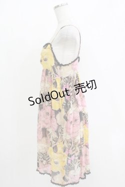 画像2: HYSTERIC GLAMOUR / キャットプリントキャミワンピース  MIXカラー H-26-04-12-026-PU-OP-KB-ZH