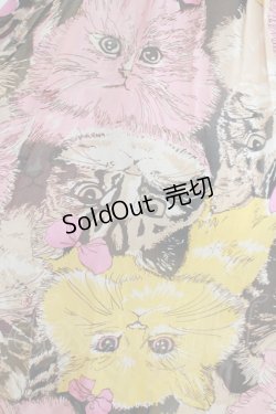 画像4: HYSTERIC GLAMOUR / キャットプリントキャミワンピース  MIXカラー H-26-04-12-026-PU-OP-KB-ZH