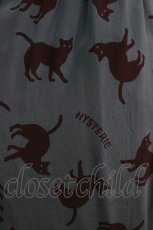 画像4: HYSTERIC GLAMOUR / キャットプリントワンピース  グリーン H-26-04-12-027-PU-OP-KB-ZH (4)