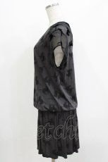 画像2: HYSTERIC GLAMOUR / キャットプリントカットワンピース  グレー H-26-04-12-028-PU-OP-KB-ZH (2)