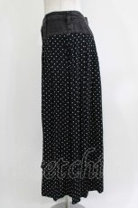 画像2: HYSTERIC GLAMOUR / ドット×デニムスカート  ブラック H-26-04-12-032-PU-SK-KB-ZH (2)