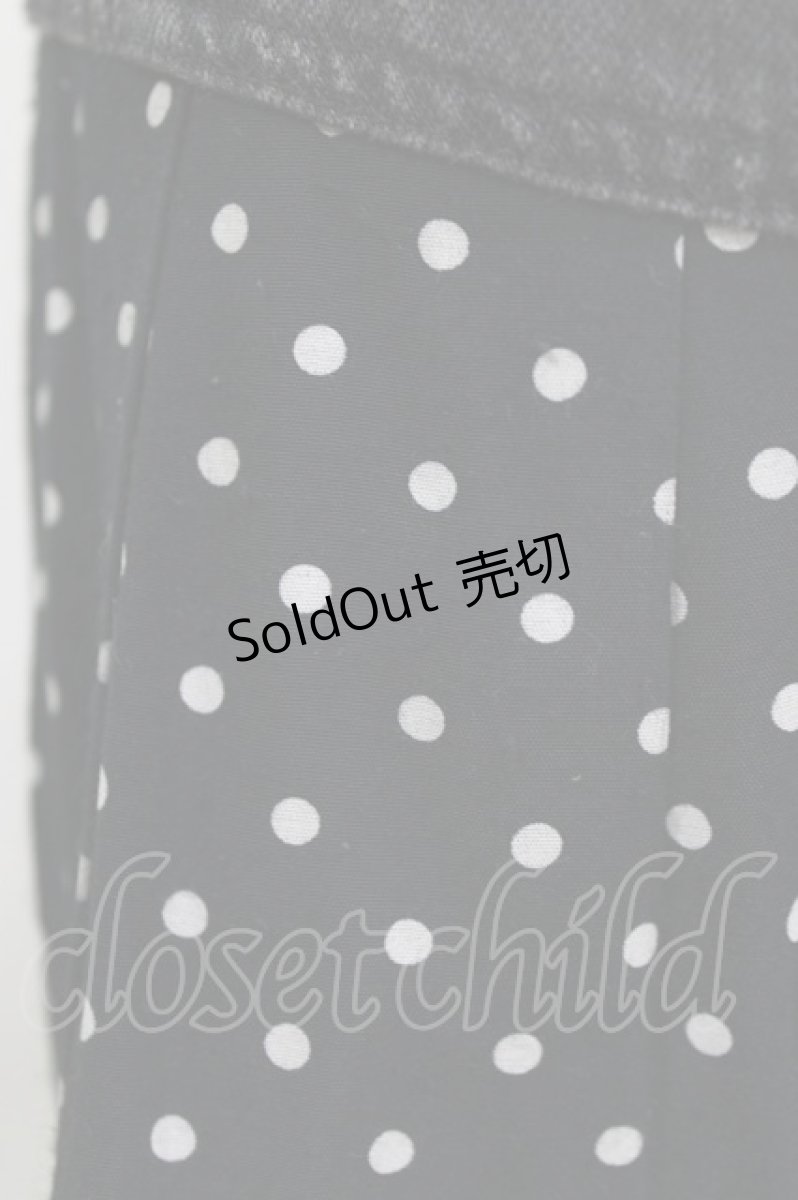 画像5: HYSTERIC GLAMOUR / ドット×デニムスカート  ブラック H-26-04-12-032-PU-SK-KB-ZH (5)