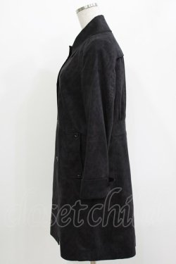 画像2: HYSTERIC GLAMOUR / レオパードライトコート  黒 H-26-04-12-033-PU-CO-KB-ZH