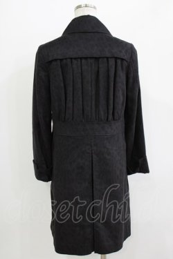 画像3: HYSTERIC GLAMOUR / レオパードライトコート  黒 H-26-04-12-033-PU-CO-KB-ZH