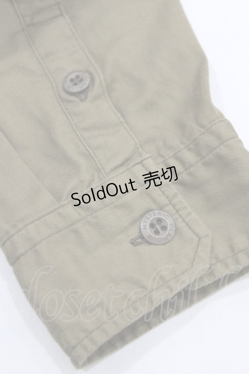 画像5: HYSTERIC GLAMOUR / ワッペンシャツ  カーキ H-26-04-12-034-PU-BL-KB-ZH (5)