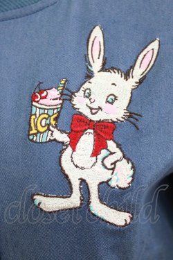 画像4: Shirley Temple / アメリカンスイーツうさぎスタジャン 150 サックス H-26-04-12-037-ET-JA-KB-ZH