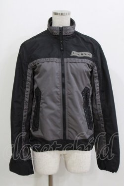 画像1: HYSTERIC GLAMOUR / バイカラースタッズZIPジャケット  ブラック×グレー H-26-04-12-038-PU-JA-KB-ZH