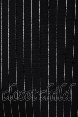 画像4: HYSTERIC GLAMOUR / ストライプブルゾンカーデ  ブラック H-26-04-12-039-PU-TO-KB-ZH