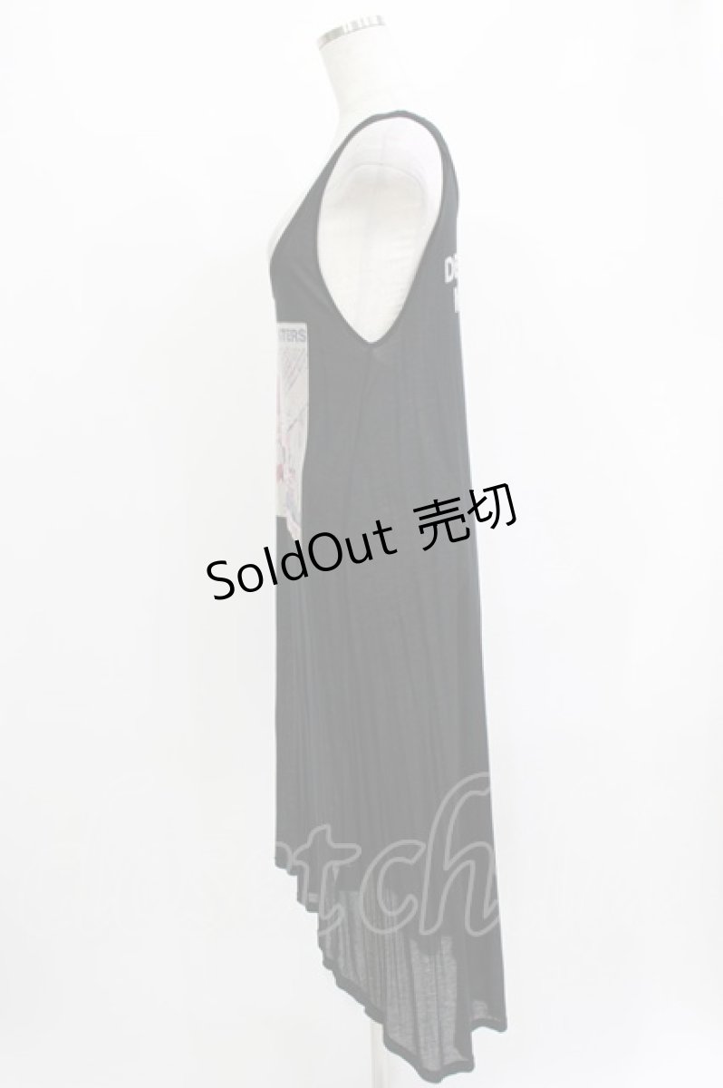 画像2: HYSTERIC GLAMOUR / シアーノースリーブワンピース  ブラック H-26-04-12-041-PU-OP-KB-ZH (2)