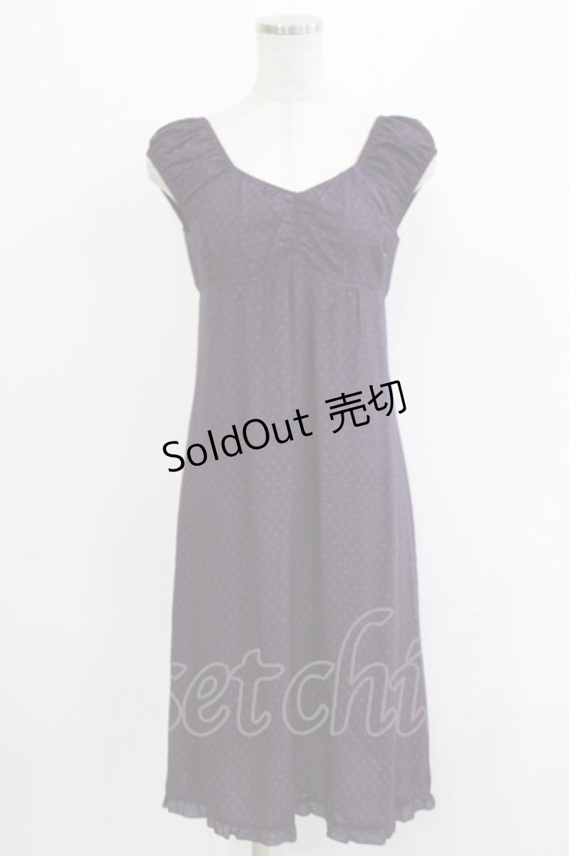 画像1: HYSTERIC GLAMOUR / スタードットワンピース  ネイビー H-26-04-12-042-PU-OP-KB-ZH (1)