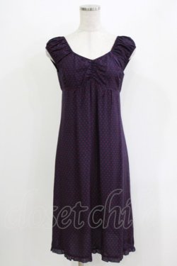 画像1: HYSTERIC GLAMOUR / スタードットワンピース  ネイビー H-26-04-12-042-PU-OP-KB-ZH