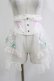 画像1: MR corset / 刺繍ショートコルセット  ホワイト H-26-04-12-049-PU-ZA-KB-ZH (1)