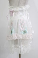 画像2: MR corset / 刺繍ショートコルセット  ホワイト H-26-04-12-049-PU-ZA-KB-ZH (2)