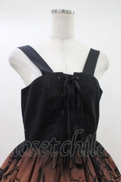 画像4: Moi-meme-Moitie / スリーピングガーデン編上げロングジャンパースカート  パープル H-26-04-12-1003-MO-OP-KB-ZH