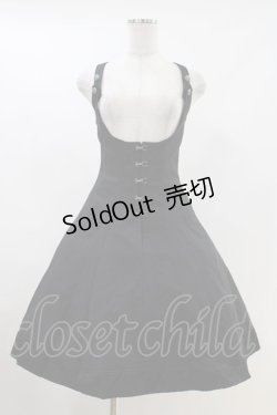 画像1: EXCENTRIQUE / コルセットジャンパースカート S/M ブラック H-26-04-12-1004-EL-OP-KB-ZH