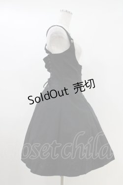 画像2: EXCENTRIQUE / コルセットジャンパースカート S/M ブラック H-26-04-12-1004-EL-OP-KB-ZH