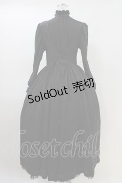 画像3: EXCENTRIQUE / ヴィンテージ・サテンドレス 0/S ブラック H-26-04-12-1005-EL-OP-KB-ZH