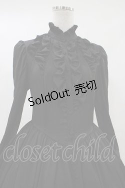 画像4: EXCENTRIQUE / ヴィンテージ・サテンドレス 0/S ブラック H-26-04-12-1005-EL-OP-KB-ZH