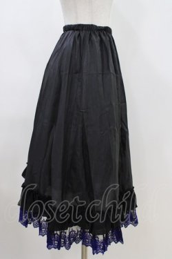 画像2: Moi-meme-Moitie / ミディアムペチコート  黒×青 H-26-04-12-1008-MO-SK-KB-ZH