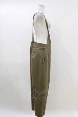 画像2: Jane Marple Dans Le Salon / テーパードサロペットパンツ M カーキ H-26-04-12-1009-JM-PA-KB-ZH