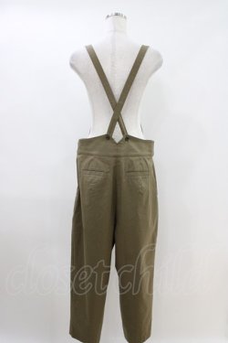 画像3: Jane Marple Dans Le Salon / テーパードサロペットパンツ M カーキ H-26-04-12-1009-JM-PA-KB-ZH