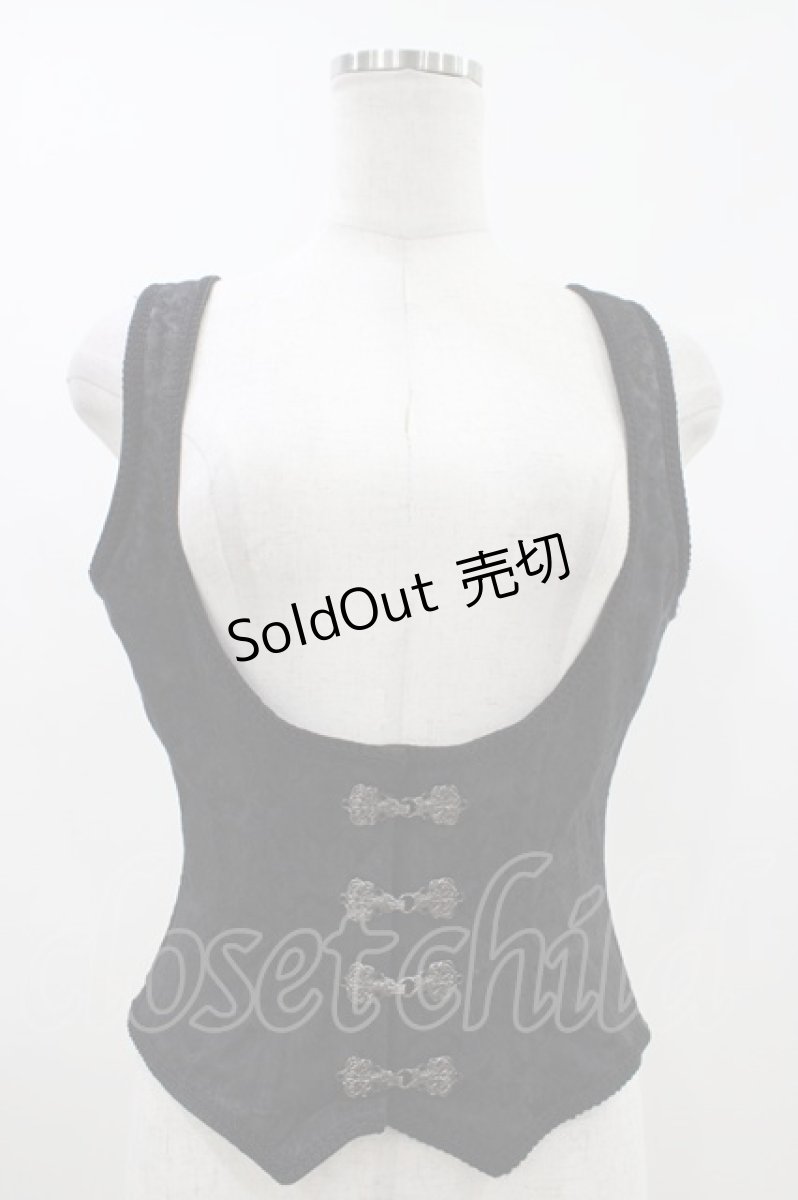 画像1: EXCENTRIQUE / バロックベスト M/L ブラック H-26-04-12-1010-EL-TO-KB-ZH (1)
