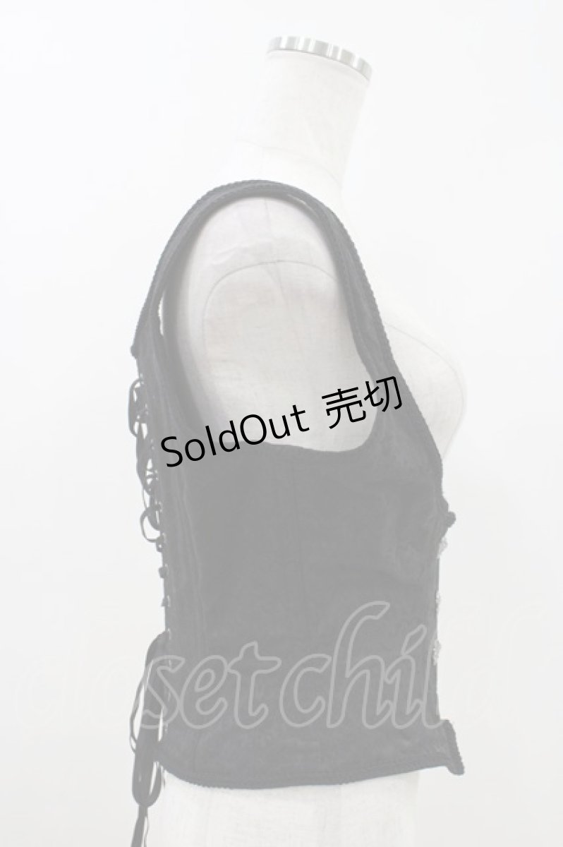 画像2: EXCENTRIQUE / バロックベスト M/L ブラック H-26-04-12-1010-EL-TO-KB-ZH (2)