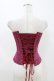 画像3: abilletage / レースプリントロングコルセット 3 ワイン H-26-04-12-1011-GO-TO-KB-ZH (3)