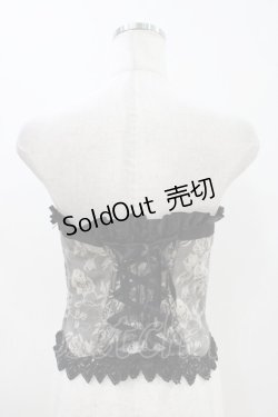 画像3: Moi-meme-Moitie / 薔薇JQビスチェ  グレー H-26-04-12-1012-MO-TO-KB-ZH