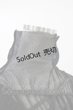 画像4: Moi-meme-Moitie / チュール編み上げカットソー  ブラック H-26-04-12-1014-MO-TO-KB-ZH