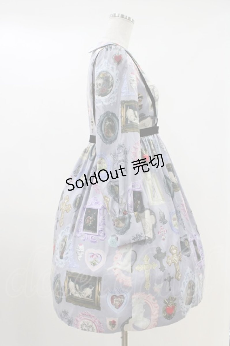 画像2: MILK / WALL DECOドレス  ラベンダーベース H-26-04-12-1002-ML-OP-KB-ZH (2)