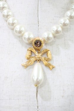 画像1: Q-pot. / リトルレディーパールネックレス  ゴールド H-26-04-12-1022-QP-AC-KB-ZH