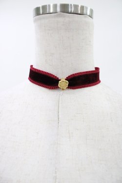 画像2: Q-pot. / エラベルシアワセベルベットリボンチョーカー  レッド H-26-04-12-1024-QP-AC-KB-ZH