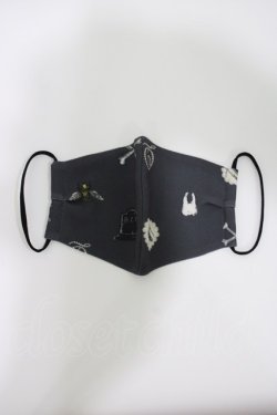 画像3: Q-pot. / オリジナル布マスク  ブラック H-26-04-12-1026-QP-ZA-KB-ZH