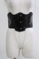 画像1: PUNK RAVE / ショートコルセット  ブラック H-26-04-12-051-PU-ZA-KB-ZH (1)