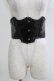 画像1: PUNK RAVE / ショートコルセット  ブラック H-26-04-12-051-PU-ZA-KB-ZH (1)