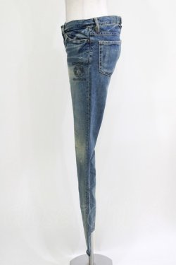 画像2: HYSTERIC GLAMOUR / ダメージデニムパンツ S ブルー H-26-04-12-053-PU-PA-KB-ZH