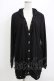 画像1: SEX POT ReVeNGe / ロングフードカーディガン  黒 H-26-04-12-055-SP-TO-KB-ZH (1)