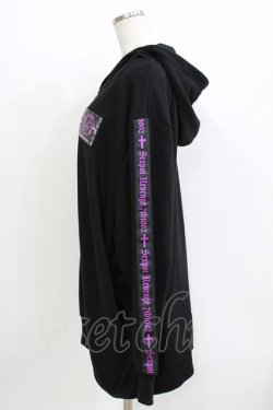 画像2: SEX POT ReVeNGe / ZIP UPパーカー  黒×紫 H-26-04-12-057-SP-TO-KB-ZH