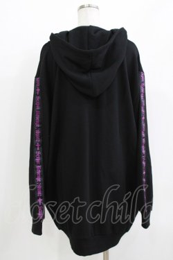 画像3: SEX POT ReVeNGe / ZIP UPパーカー  黒×紫 H-26-04-12-057-SP-TO-KB-ZH