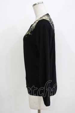 画像2: HYSTERIC GLAMOUR / スパンコールカーディガン  ブラック H-26-04-12-060-PU-TO-KB-ZH