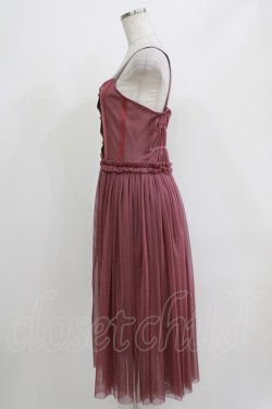 画像2: elements,H / チュールドレス  ピンク H-26-04-12-006-PU-OP-KB-ZH