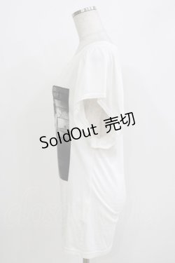 画像2: HYSTERIC GLAMOUR / プリントギャザースリーブカットソー  オフホワイト H-26-04-12-065-PU-TO-KB-ZH