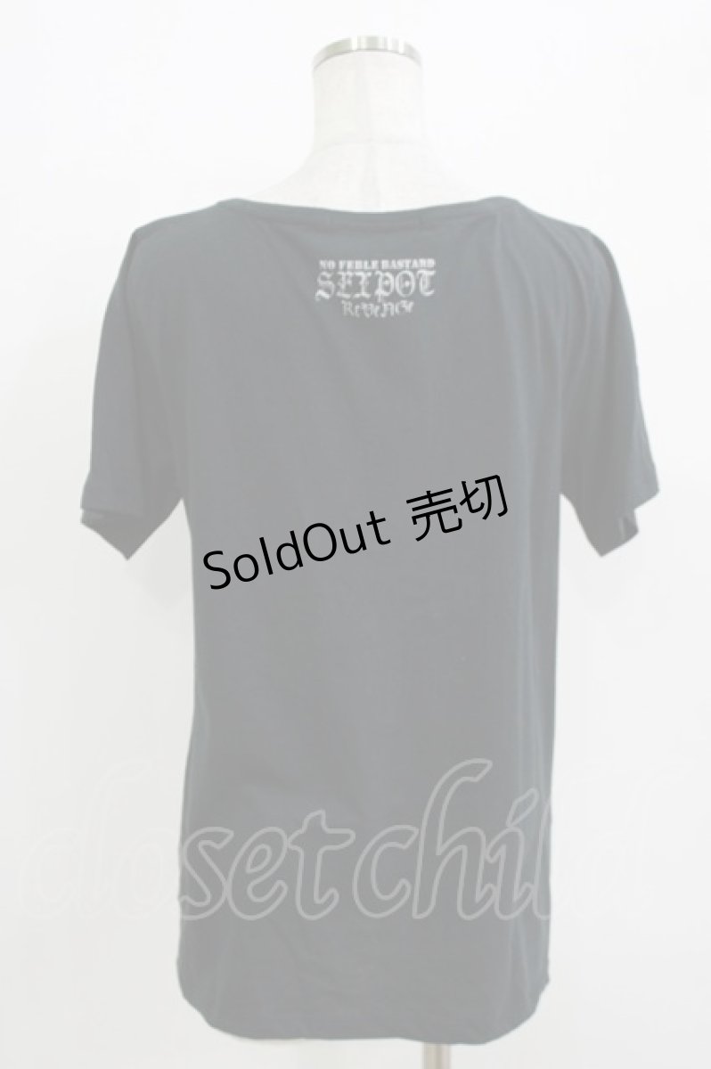 画像3: SEX POT ReVeNGe / コルセットプリントTシャツ  ブラック H-26-04-12-066-SP-TO-KB-ZH (3)